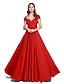 cheap The Wedding Store-A-Line Floor Length Jersey Bridesmaid Dress with Criss Cross / Pleats