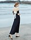 cheap Women&#039;s Dresses-Women&#039;s Bow Party / Going out / Beach Maxi Slim Swing Dress - Solid Colored Summer Cotton Black S M