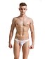 cheap Men&#039;s Exotic Underwear-Men&#039;s 1 Piece Mesh G-string Underwear Solid Colored Low Waist Light Blue White Black M L XL