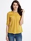 cheap Women&#039;s Blouses &amp; Shirts-Women&#039;s Street chic Plus Size Loose Blouse - Solid Colored, Lace Mesh