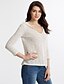 cheap Women&#039;s Sweaters-Women&#039;s Loose Sexy V Neck Long Sleeve Sweaters with Hood