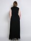 Χαμηλού Κόστους Plus Size Maxi Φορέματα-Γυναικεία Φόρεμα ριχτό από τη μέση και κάτω Μακρύ φόρεμα Μαύρο Ανθισμένο Ροζ Πράσινο Χακί Καφέ Αμάνικο Μονόχρωμο Λεοπάρ Λαιμόκοψη V L XL XXL 3XL 4XL 5XL 6XL 7XL / Μεγάλα Μεγέθη / Μεγάλα Μεγέθη