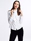 cheap Women&#039;s Blouses &amp; Shirts-Women&#039;s Shirt - Solid Colored Ruffle Shirt Collar