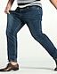 cheap Men&#039;s Pants-Men&#039;s Plus Size Daily Going out Straight / Loose / Jeans Pants - Solid Colored Cotton Blue 28 29 30