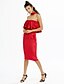 cheap Women&#039;s Dresses-Women&#039;s Casual / Daily / Club Simple Bodycon Dress - Solid Colored Backless / Layered Halter Neck / Summer / Fall