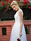 cheap Wedding Dresses-Wedding Dresses Floor Length A-Line Sleeveless Scoop Neck Tulle With Beading Appliques 2023 Bridal Gowns