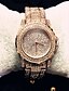 levne Náramkové hodinky-Pro páry Luxusní hodinky Náramkové hodinky Analogové Přívěšky kreativita / Jeden rok / Nerez / Nerez