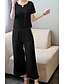 preiswerte Zweiteilige Anzüge für Damen-Damen Street Schick T-shirt - Solide Hose / Frühling / Sommer