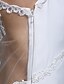 voordelige Trouwjurken-Trompet / zeemeermin V-hals Hofsleep Chiffon Op maat gemaakte trouwjurken met Appliqués door LAN TING BRIDE®