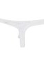 cheap Men&#039;s Briefs Underwear-Men&#039;s G-string Underwear 1 PC Underwear Solid Colored Low Waist Erotic White Black Blue M L XL