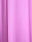 abordables Robes de demoiselle d&#039;honneur-Trapèze Bijoux Longueur Sol Mousseline de soie Robe de Demoiselle d&#039;Honneur  avec Noeud(s) / Ceinture / Ruban par LAN TING BRIDE® / Dos Nu