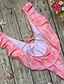 economico Costumi interi-Per donna Florale Con balze Scollatura ampia Intero Costume da bagno Con stampe Tinta unita All&#039;americana Costumi da bagno Costumi da bagno Rosa