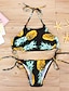 abordables Lingerie Sexy-Femme Bikinis - Imprimé, Multicolore