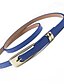 cheap Women&#039;s Belt-Women&#039;s Skinny Belt Weekend Belt Solid Colored / PU / Alloy