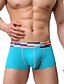 cheap Men&#039;s Briefs Underwear-Men&#039;s Print Color Block Boxer Briefs Super Sexy 1 PC Blue M