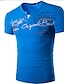 preiswerte T-Shirts &amp; Tank Tops für Herren-Herren T-Shirt Hemd Solide Langarm Oberteile Baumwolle Freizeit Rundhalsausschnitt Blau Schwarz Grün