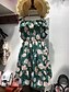 preiswerte Mode für Mädchen-Mädchen&#039; Ärmellos Gitter 3D-gedruckte Grafik Kleider Blumen Baumwolle Kleid Sommer Bedruckt