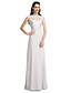 cheap Special Occasion Dresses-Sheath / Column Boat Neck / Bateau Neck Sweep / Brush Train Chiffon Dress with Beading / Sequin by TS Couture®