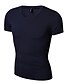 cheap Men&#039;s Casual T-shirts-Men&#039;s Active Cotton / Polyester T-shirt - Solid Colored Sporty V Neck