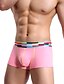 cheap Men&#039;s Briefs Underwear-Men&#039;s Print Color Block Boxer Briefs Super Sexy 1 PC Blue M