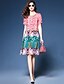 cheap Women&#039;s Dresses-Women&#039;s Holiday / Going out Street chic Silk Loose Dress Print / Summer