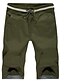 ieftine Pantaloni &amp; Pantaloni Scurți Bărbați-Bărbați Drept / Pantaloni Scurți Pantaloni - Mată Verde XL / Vară