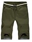 cheap Men&#039;s Pants-Men&#039;s Straight / Shorts Pants - Solid Colored Green XL / Summer