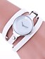 cheap Fashion Watches-Women&#039;s Bracelet Watch Quartz Leather Black / White / Red Colorful Analog Casual - White Black Red One Year Battery Life / Tianqiu 377