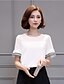 cheap Women&#039;s Blouses &amp; Shirts-Women&#039;s Daily Blouse - Solid Colored White / Summer