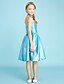 cheap Junior Bridesmaid Dresses-A-Line Halter Neck Knee Length Taffeta Junior Bridesmaid Dress with Sash / Ribbon / Crystal Brooch