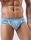 baratos Roupa Interior &amp; Meias para Homem-Homens Boxer Curto Xadrez 1 Peça Cintura Média Azul Claro Preto Azul L XL XXL