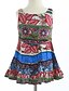 preiswerte Mode für Mädchen-Mädchen&#039; Ärmellos Gitter 3D-gedruckte Grafik Kleider Blumen Baumwolle Kleid Sommer Bedruckt