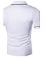billige Casual T-shirts til mænd-Herre T-shirt Ensfarvet Rund hals Hvid Sort Kortærmet Daglig Toppe Bomuld Afslappet / Sommer / Sommer