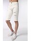 cheap Men&#039;s Pants-Men&#039;s Mid Rise Inelastic Shorts Pants,Simple Slim Solid