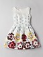 preiswerte Kleider-Mädchen&#039; Ärmellos Jacquard 3D-gedruckte Grafik Kleider Blumen Kunstseide Kleid Sommer Bedruckt
