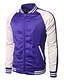 preiswerte Herrenjacken &amp; Herrenmäntel-Herrn Sport / Ausgehen Aktiv / Street Schick Sommer / Herbst Standard Jacke, Einfarbig Rundhalsausschnitt Langarm Andere Blau / Schwarz / Rote L / XL / XXL