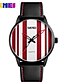 cheap Dress Classic Watches-Men&#039;s Sport Watch Smartwatch Wrist Watch Quartz Genuine Leather Multi-Colored 30 m Water Resistant / Waterproof Calendar / date / day Creative Analog Charm Fashion Dress Watch Unique Creative - Red