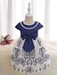 cheap Dresses-Girls&#039; Short Sleeve Flower 3D Printed Graphic Dresses Floral Satin Cotton Polyester Dress