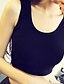 cheap Tank Tops &amp; Camis-Women&#039;s Daily Casual Active Spring Summer Tank Top,Solid Striped U Neck Sleeveless Polyester Opaque Thin