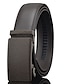 cheap Men&#039;s Belt-Men&#039;s Belt Faux Leather Belt Ratchet Belt Black Brown Faux Leather Leather Fashion Work Belt Solid Colored
