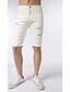 cheap Men&#039;s Pants-Men&#039;s Mid Rise Inelastic Shorts Pants,Simple Slim Solid