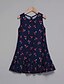 cheap Dresses-Girls&#039; Sleeveless Print 3D Printed Graphic Dresses Floral Cotton Polyester Dress