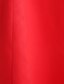 abordables Robes de Soirée-Robe Fête scolaire Trapèze Minimaliste Longueur Sol Encolure plongeante Sans Manches Satin Avec Avant Fendu 2022 / robe ceremonie