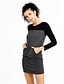 cheap Women&#039;s Dresses-Women&#039;s Sophisticated Sheath Dress - Color Block