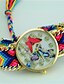 זול שעונים אופנתיים-בגדי ריקוד נשים שעון צמיד קווארץ צבעוני מכירה חמה אנלוגי פרפר בוהמי - כחול סגול שחור / אפור צהוב שנה אחת חיי סוללה / Tianqiu 377