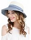 ieftine Pălării Damă-Damă Bloc Culoare Primăvară Vară Toamnă Vintage Draguț Petrecere Casual Paie Căciulă Amestec de culori