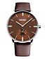 cheap Leather band Watches-Men&#039;s Sport Watch Wrist Watch Digital Genuine Leather Multi-Colored 50 m Water Resistant / Waterproof Calendar / date / day Cool Analog Charm Elegant Fashion Dress Watch Unique Creative - Blue White