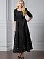 cheap Plus Size Maxi Dresses-Women&#039;s Loose Maxi long Dress Black Solid Colored Cut Out Summer Round Neck Sophisticated L XL XXL 3XL 4XL 5XL 6XL 7XL / Plus Size / Plus Size