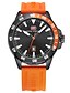 cheap Sport Watches-MINI FOCUS Men&#039;s Sport Watch Quartz Casual Water Resistant / Waterproof Analog Black / Gray Black Orange / Black / Silicone