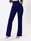 cheap Pants &amp; Leggings-Women&#039;s Wide Leg Pure Color Solid Colored Shopping Casual Going out Streetwear White Black High Waist Stretchy
